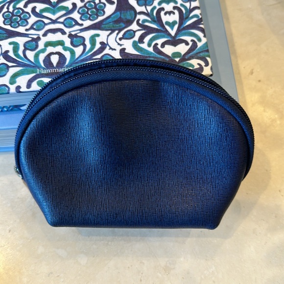 2 matching Furla cosmetic bags purchased in Italy Never used 6” x 4” 3.5” x 2.5” - Picture 4 of 5